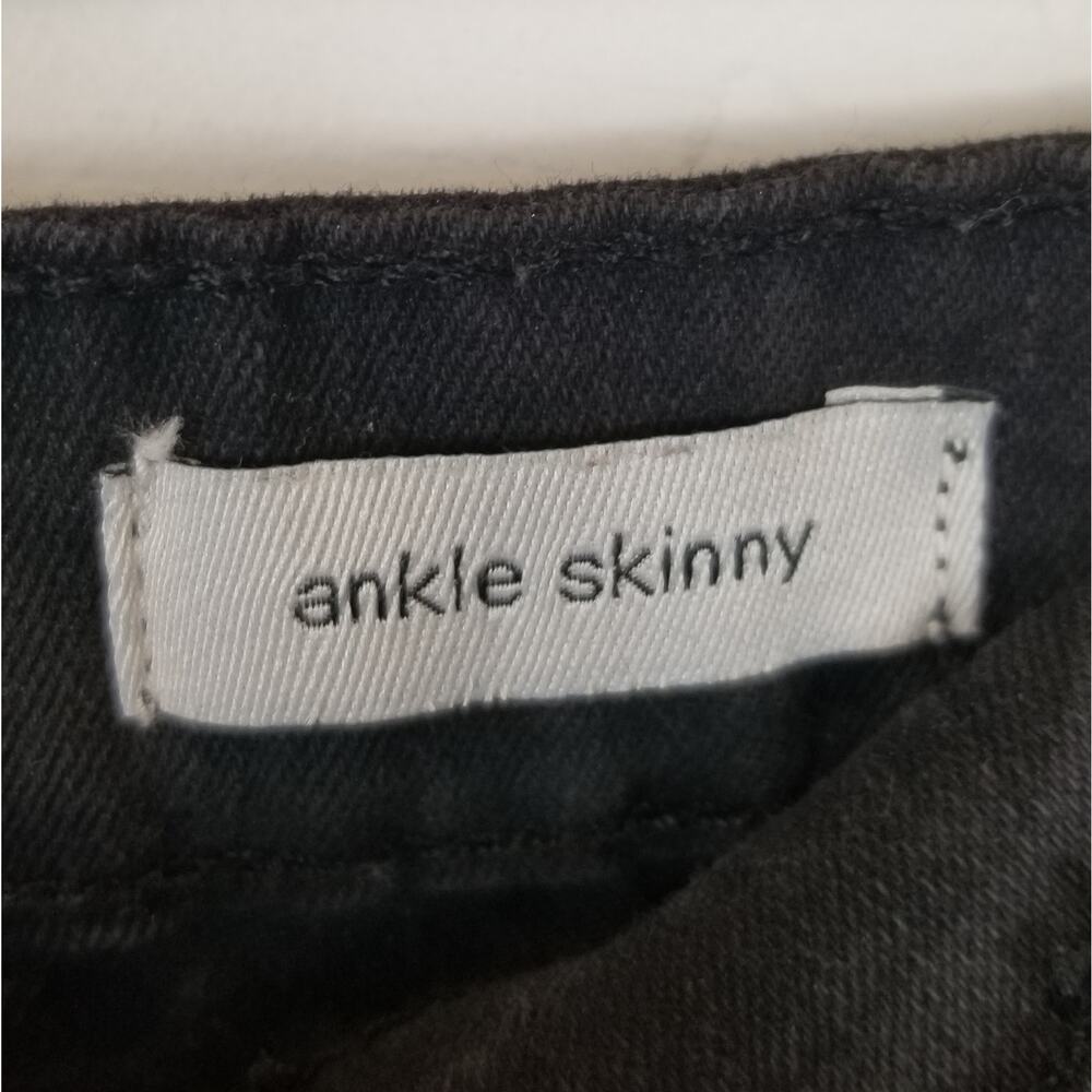 Social Standard by Sanctuary Women's Gray Black Camo Ankle Skinny Jeans Size 6 - Picture 5 of 8